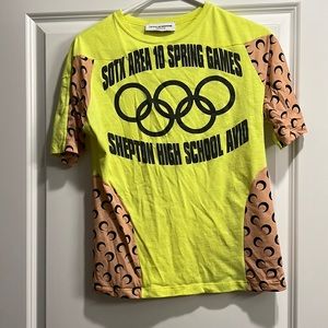 Marine Serre (green line) neon tshirt